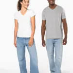 Dames-T-shirt V-hals korte mouwen — productfoto 9