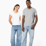 Dames-T-shirt V-hals korte mouwen — productfoto 10