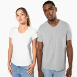 Dames-T-shirt V-hals korte mouwen — productfoto 11