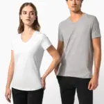Dames-T-shirt V-hals korte mouwen — productfoto 15