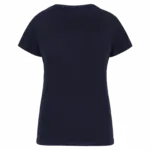 Dames-T-shirt V-hals korte mouwen, navy — productfoto 25