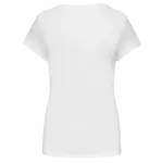 Dames-T-shirt V-hals korte mouwen, white — productfoto 28