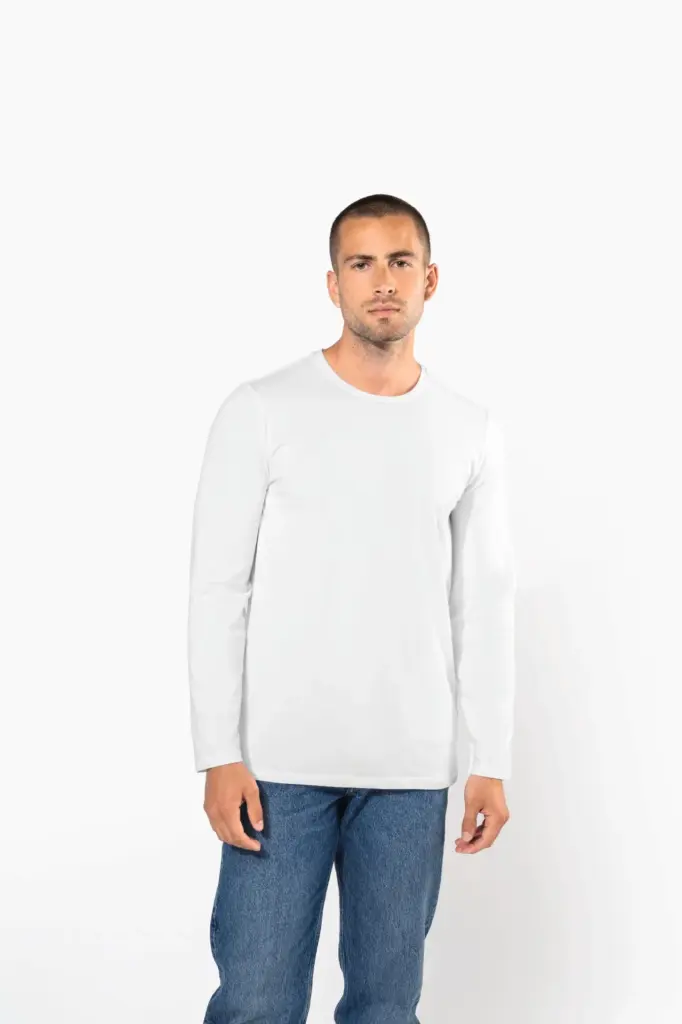 T-shirt ronde hals lange mouwen