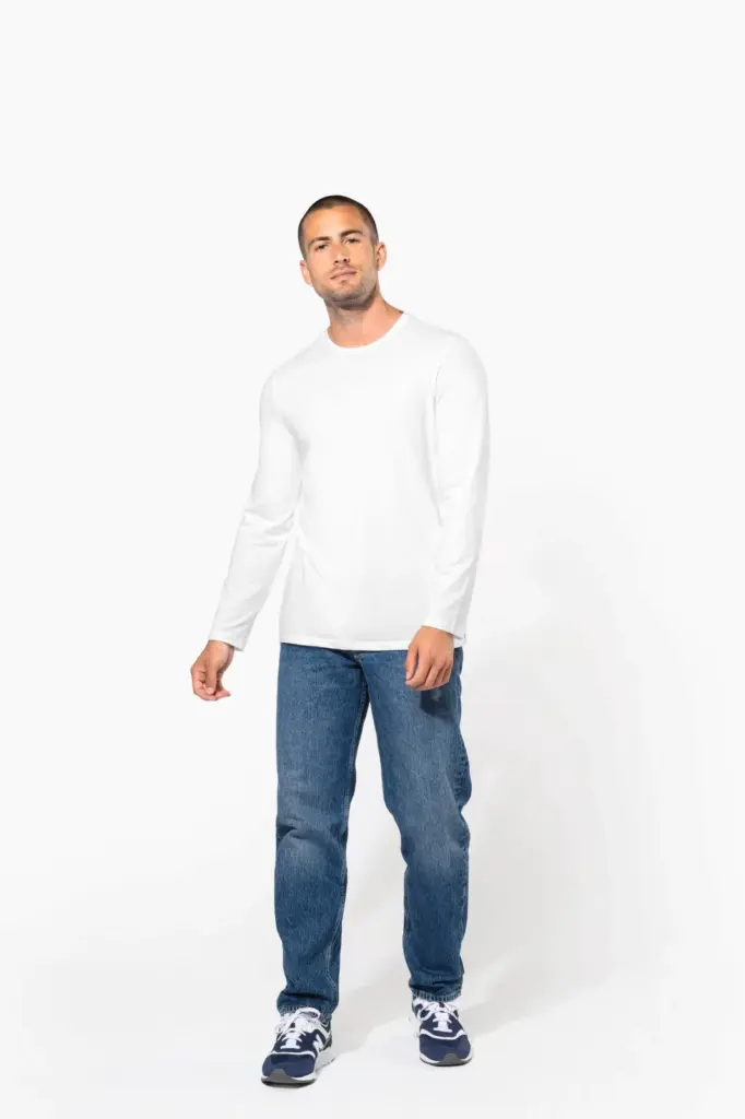K3016-5_2025 - Hidalgo T-shirt ronde hals lange mouwen — productfoto 3