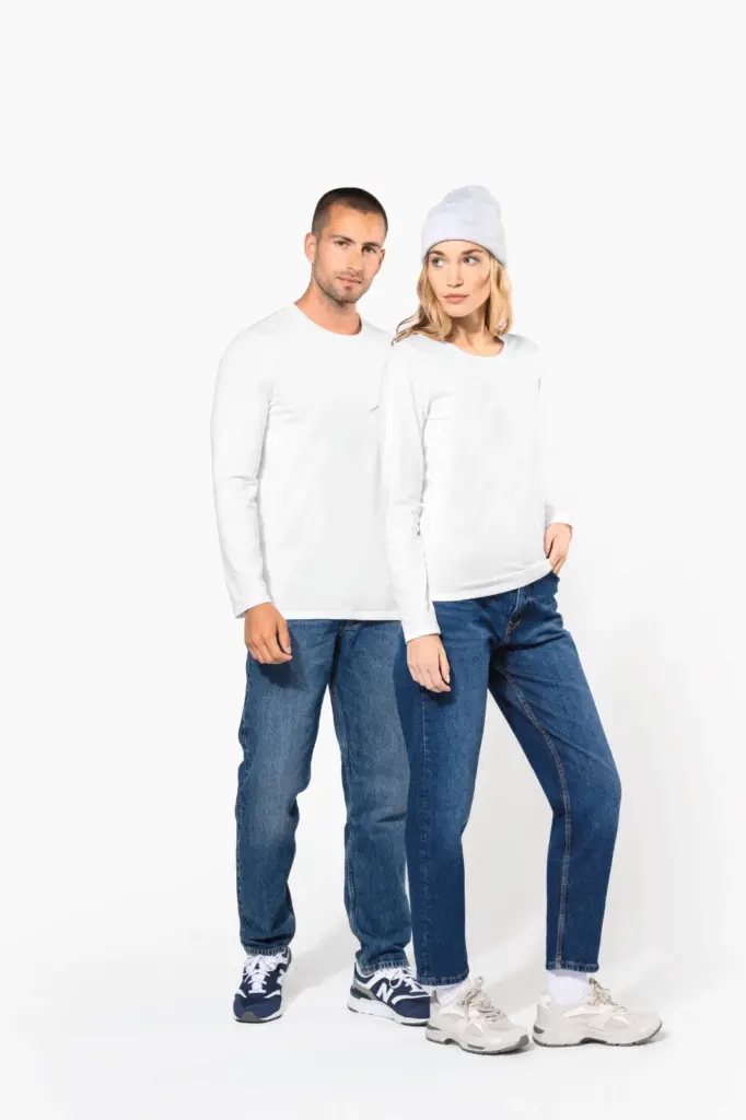 T-shirt ronde hals lange mouwen — productfoto 8