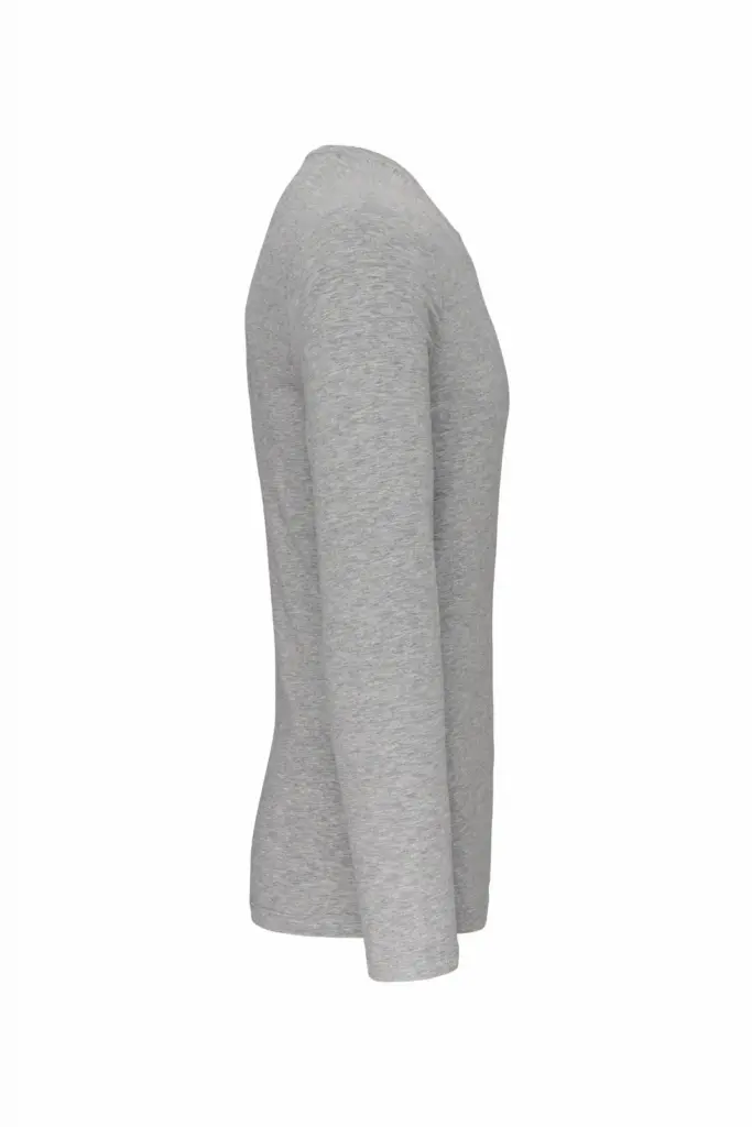 PS_K3016-S_LIGHTGREYHEATHER - Hidalgo T-shirt ronde hals lange mouwen, light grey heather — productfoto 12