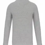 PS_K3016-B_LIGHTGREYHEATHER - Hidalgo T-shirt ronde hals lange mouwen, light grey heather — productfoto 14