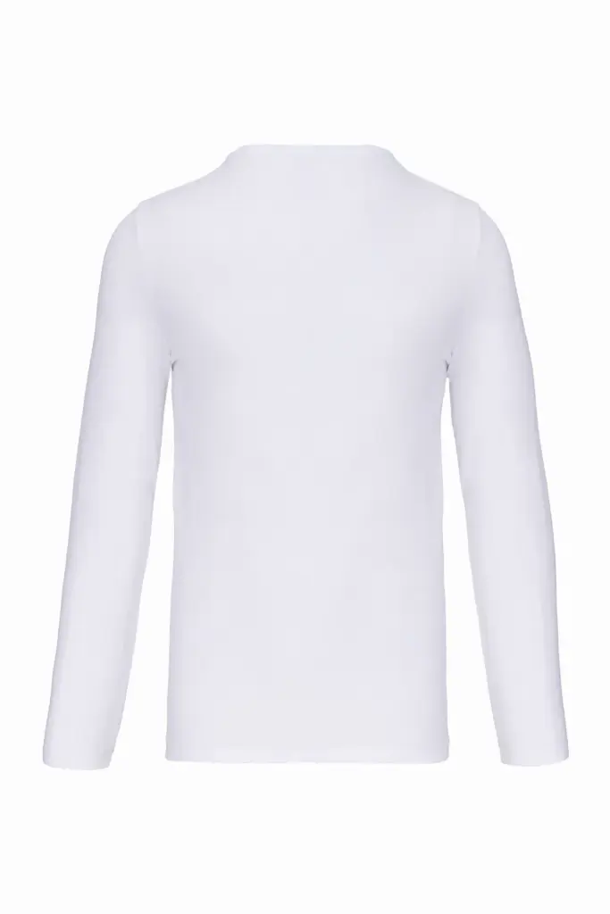 PS_K3016-B_WHITE - Hidalgo T-shirt ronde hals lange mouwen, white — productfoto 20