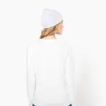 Dames-T-shirt ronde hals lange mouwen — productfoto 1