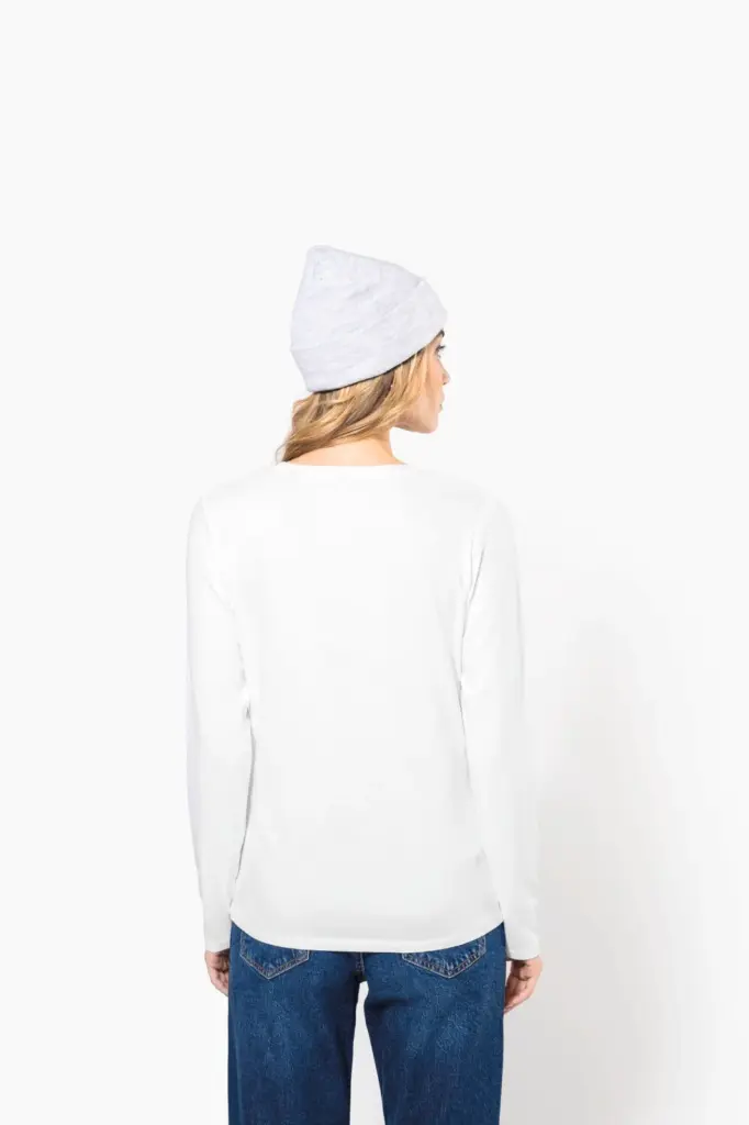K3017-2_2025 - Hidalgo Dames-T-shirt ronde hals lange mouwen — productfoto 1