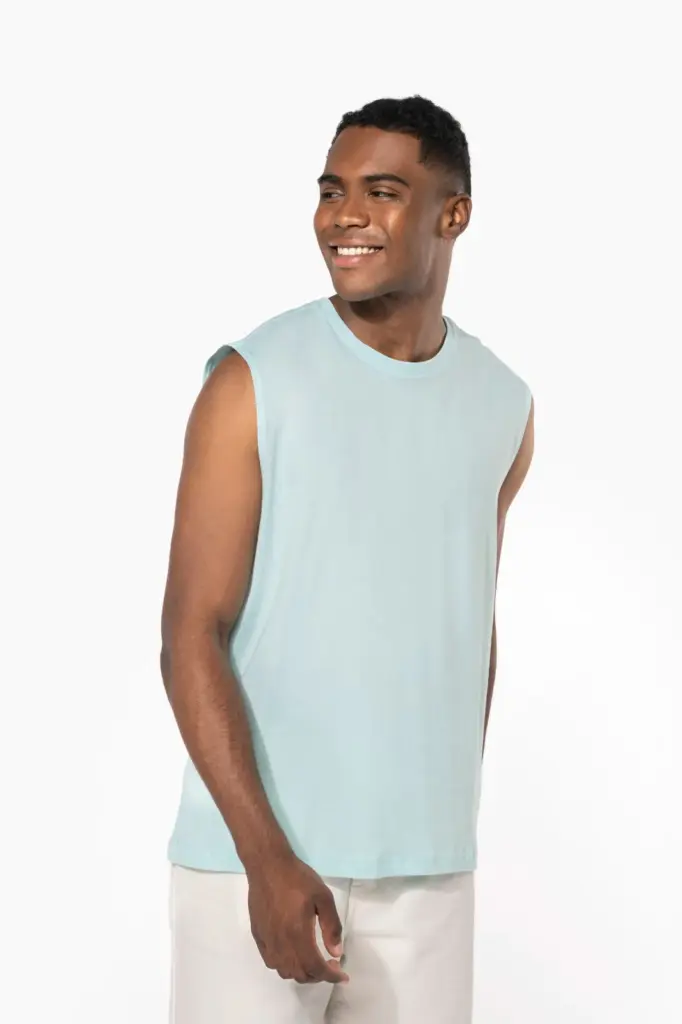 Mouwloos heren T-shirt Bio 150 IC