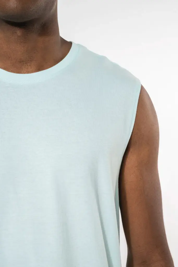 Mouwloos heren T-shirt Bio 150 IC — productfoto 3