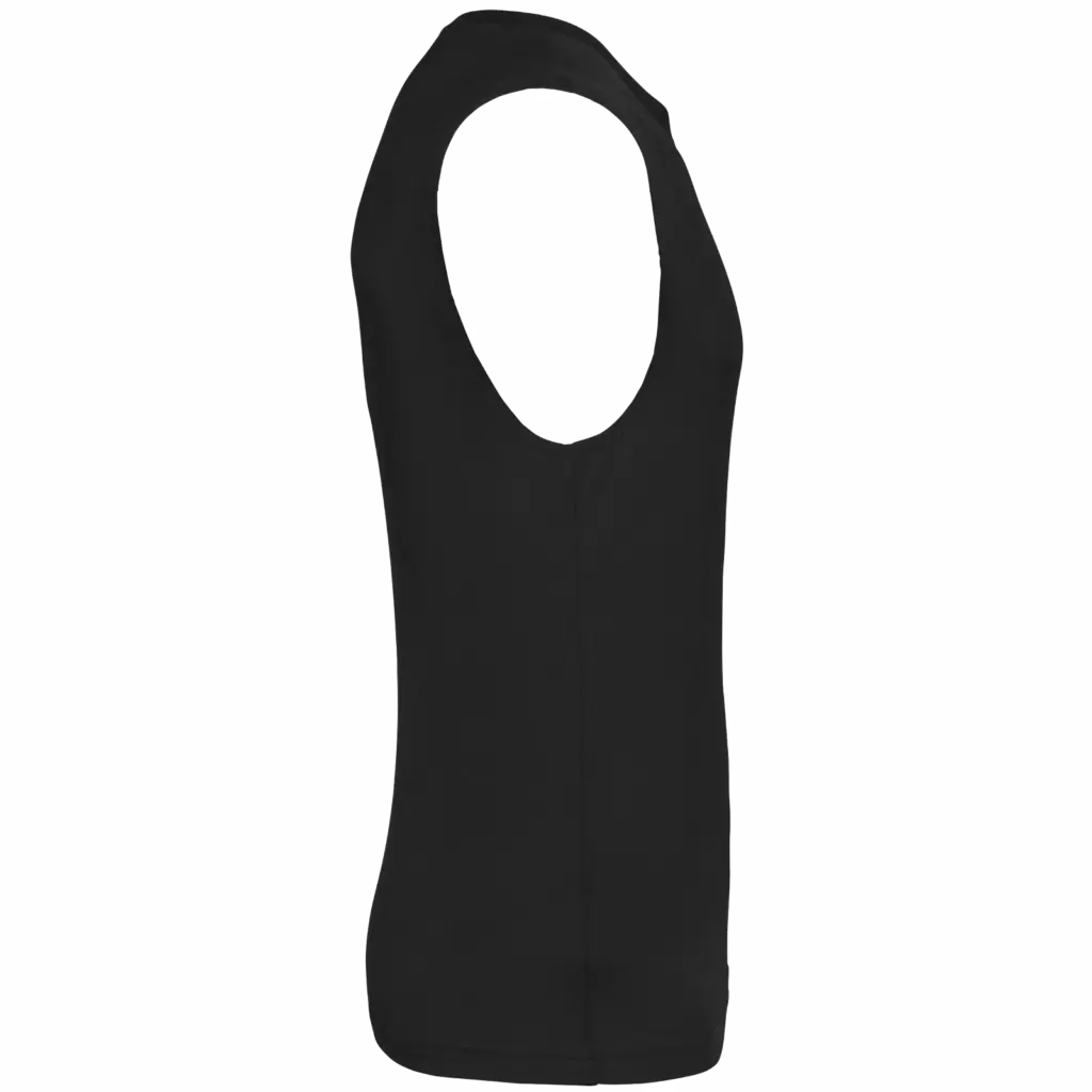 Mouwloos heren T-shirt Bio 150 IC, black — productfoto 8