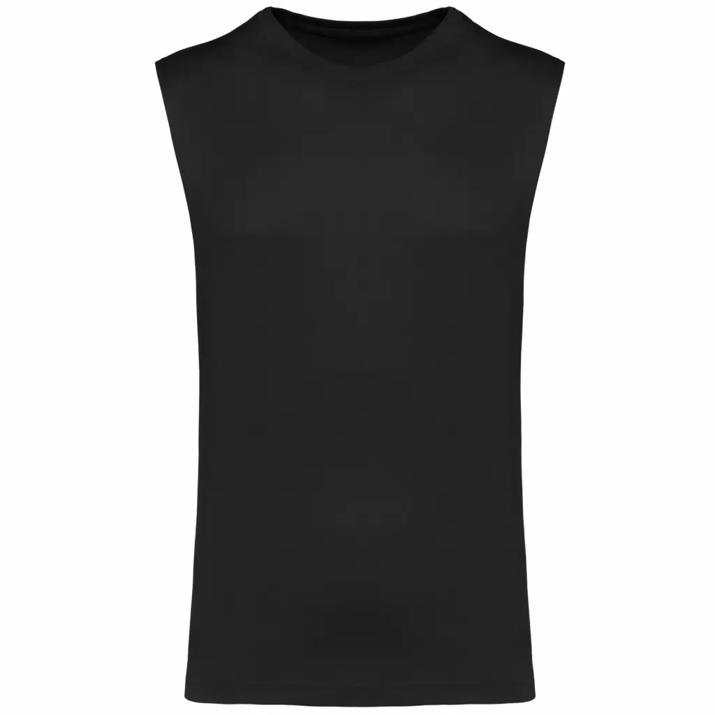 Mouwloos heren T-shirt Bio 150 IC, black — productfoto 9