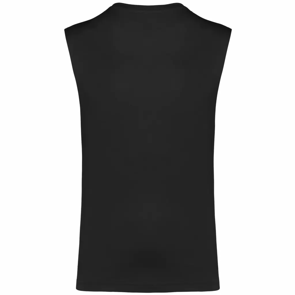 Mouwloos heren T-shirt Bio 150 IC, black — productfoto 10
