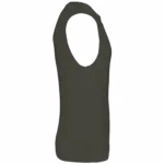 Mouwloos heren T-shirt Bio 150 IC, dark khaki — productfoto 11