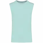 Mouwloos heren T-shirt Bio 150 IC, ice mint — productfoto 15