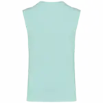 Mouwloos heren T-shirt Bio 150 IC, ice mint — productfoto 16