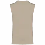 Mouwloos heren T-shirt Bio 150 IC, light sand — productfoto 19