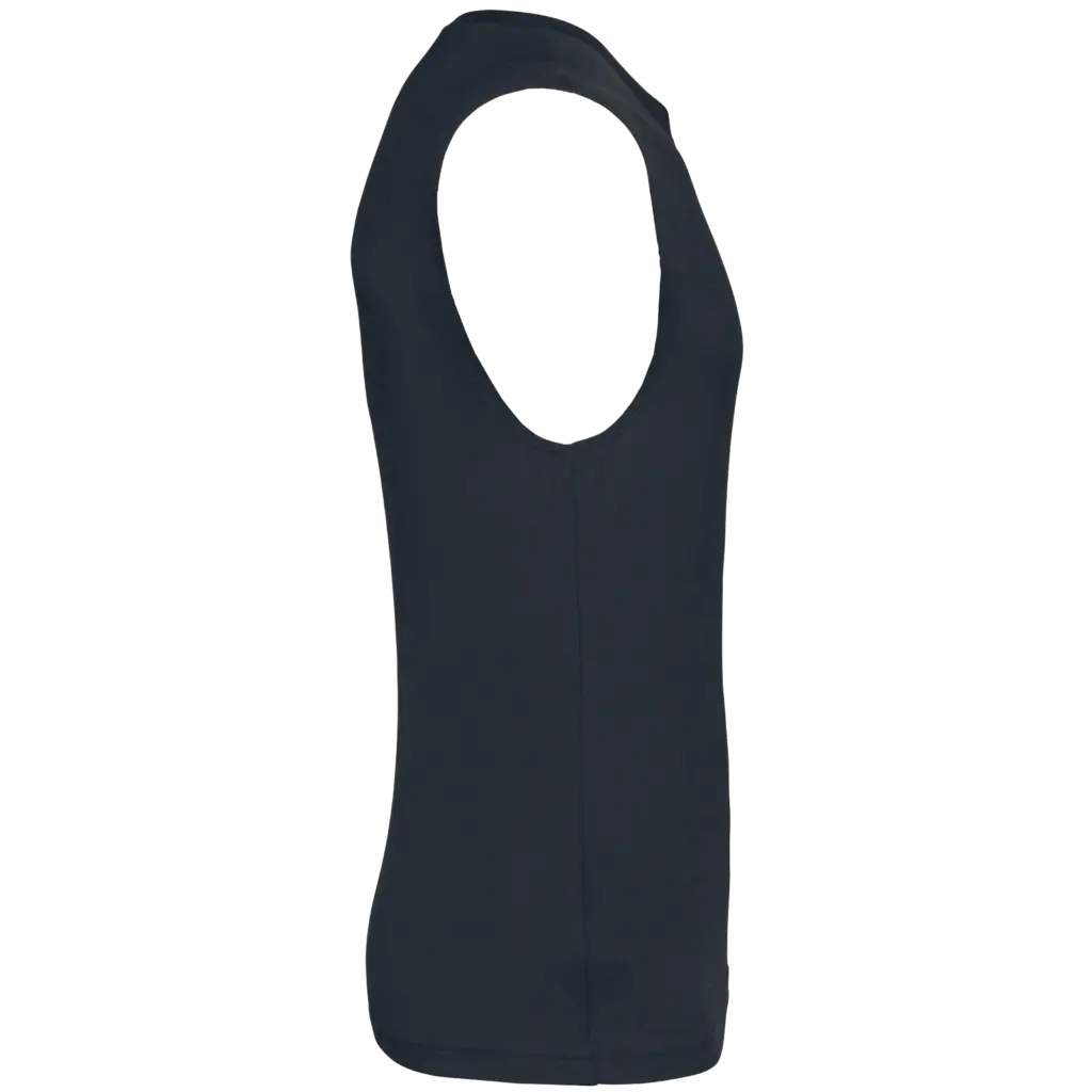 Mouwloos heren T-shirt Bio 150 IC, navy — productfoto 20