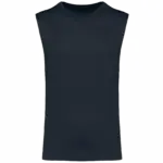Mouwloos heren T-shirt Bio 150 IC, navy — productfoto 21