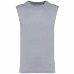 Mouwloos heren T-shirt Bio 150 IC, oxford grey — productfoto 24