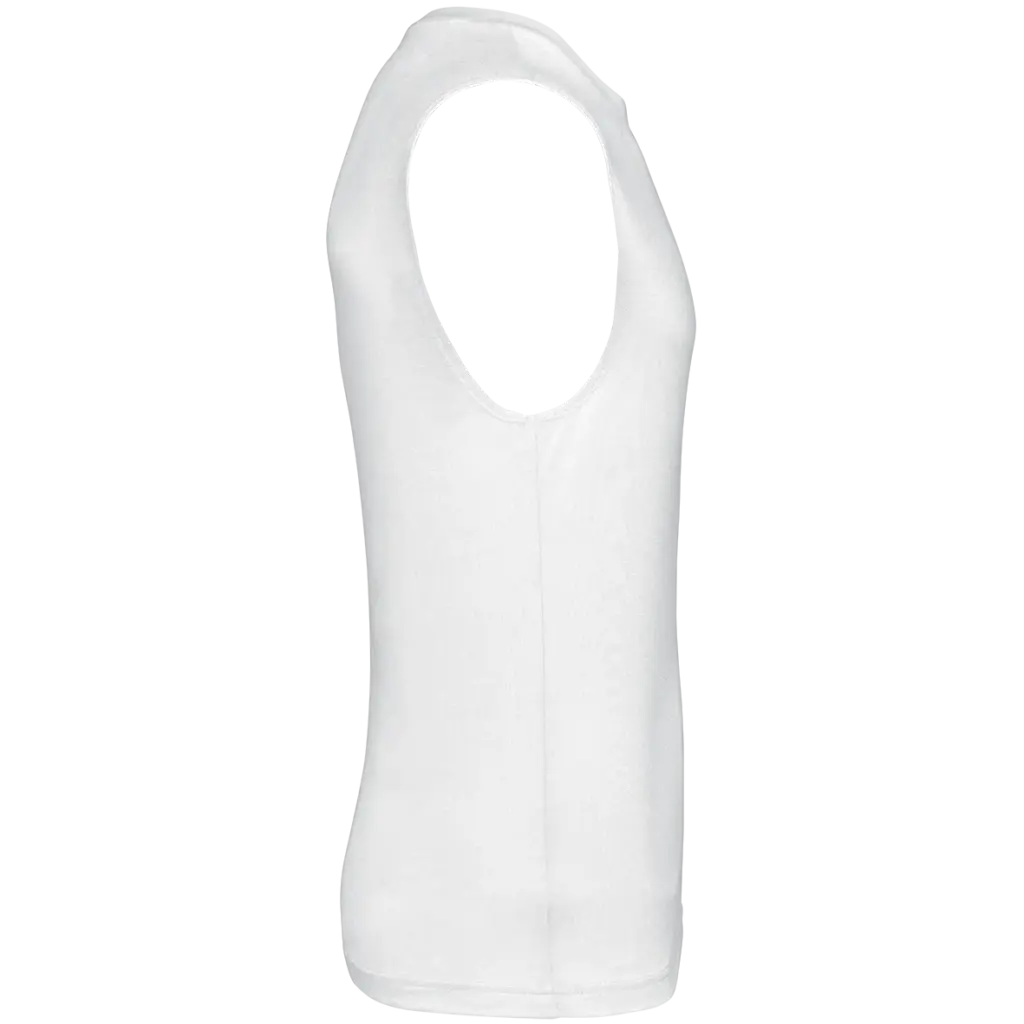 Mouwloos heren T-shirt Bio 150 IC, white — productfoto 29