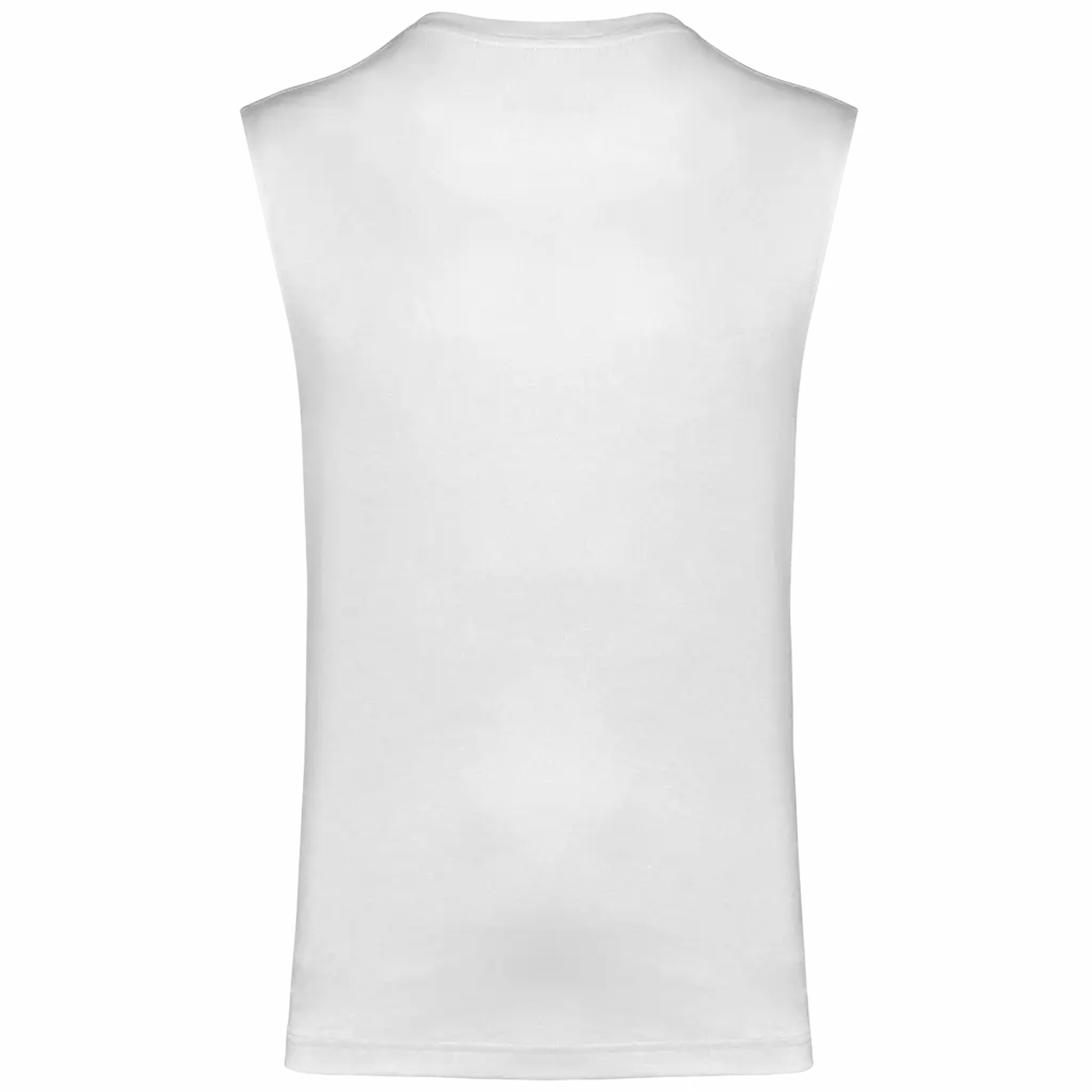 Mouwloos heren T-shirt Bio 150 IC, white — productfoto 31