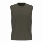 K3022ORG - Mouwloos heren T-shirt Bio 150, dark khaki