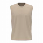 K3022ORG - Mouwloos heren T-shirt Bio 150, light sand — productfoto 3