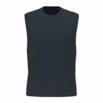 K3022ORG - Mouwloos heren T-shirt Bio 150, navy — productfoto 4