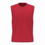 K3022ORG - Mouwloos heren T-shirt Bio 150, red — productfoto 6