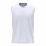 K3022ORG - Mouwloos heren T-shirt Bio 150, white — productfoto 7