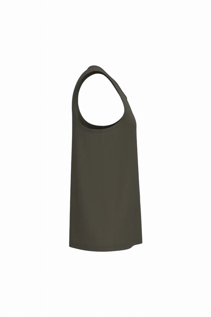 Heren tanktop Bio150 IC, dark khaki — productfoto 17
