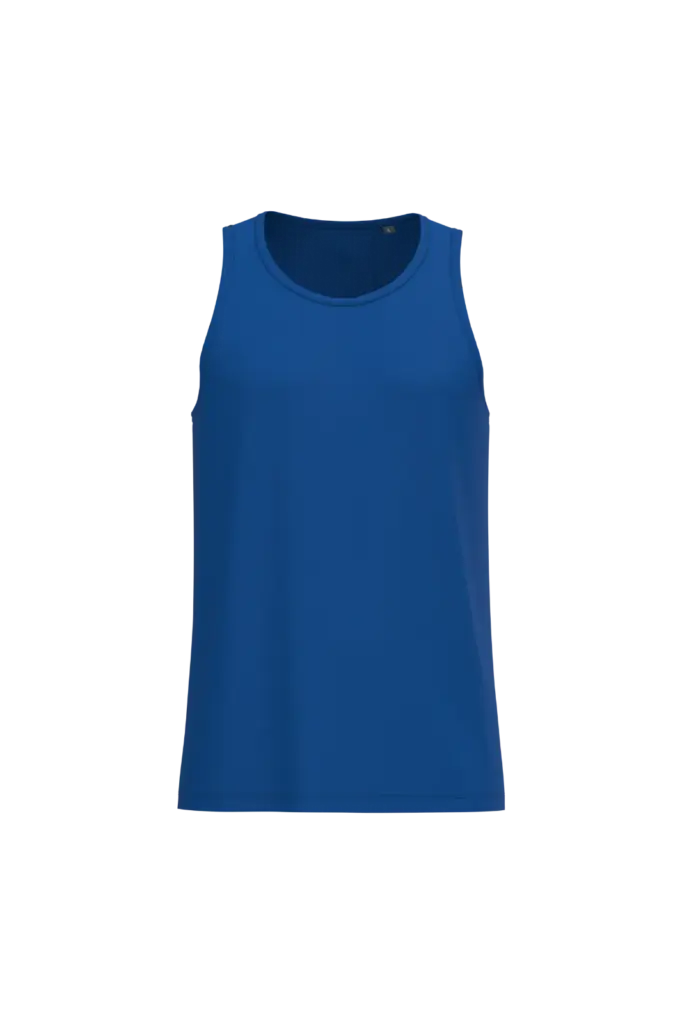 Heren tanktop Bio150 IC, royal blue — productfoto 30