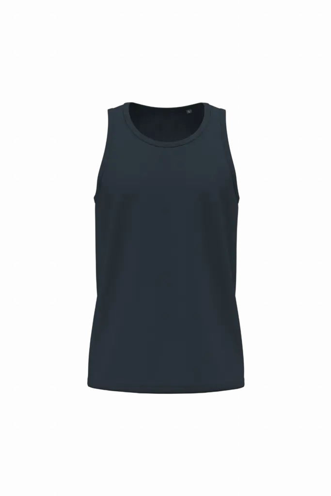 K3023ORG - Heren tanktop Bio150, navy — productfoto 3