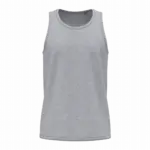 K3023ORG - Heren tanktop Bio150, oxford grey — productfoto 4