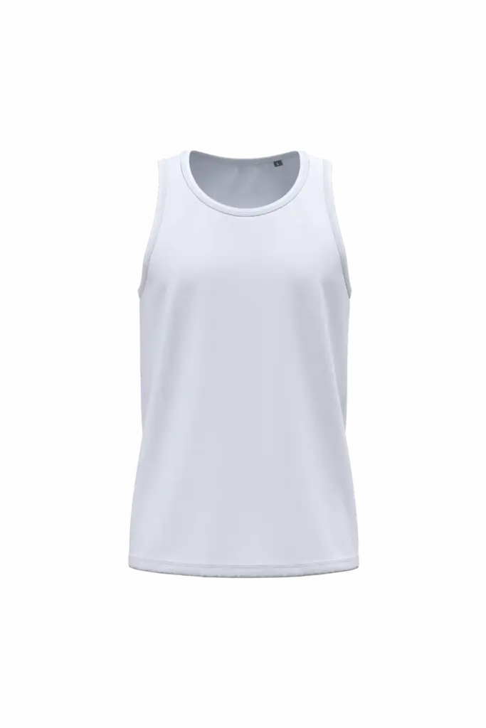 K3023ORG - Heren tanktop Bio150, white — productfoto 7