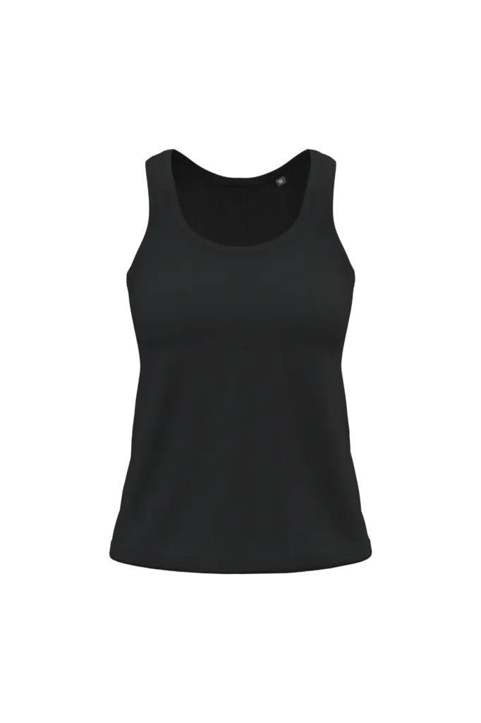 K3024ORG - Dames tanktop Bio150, black