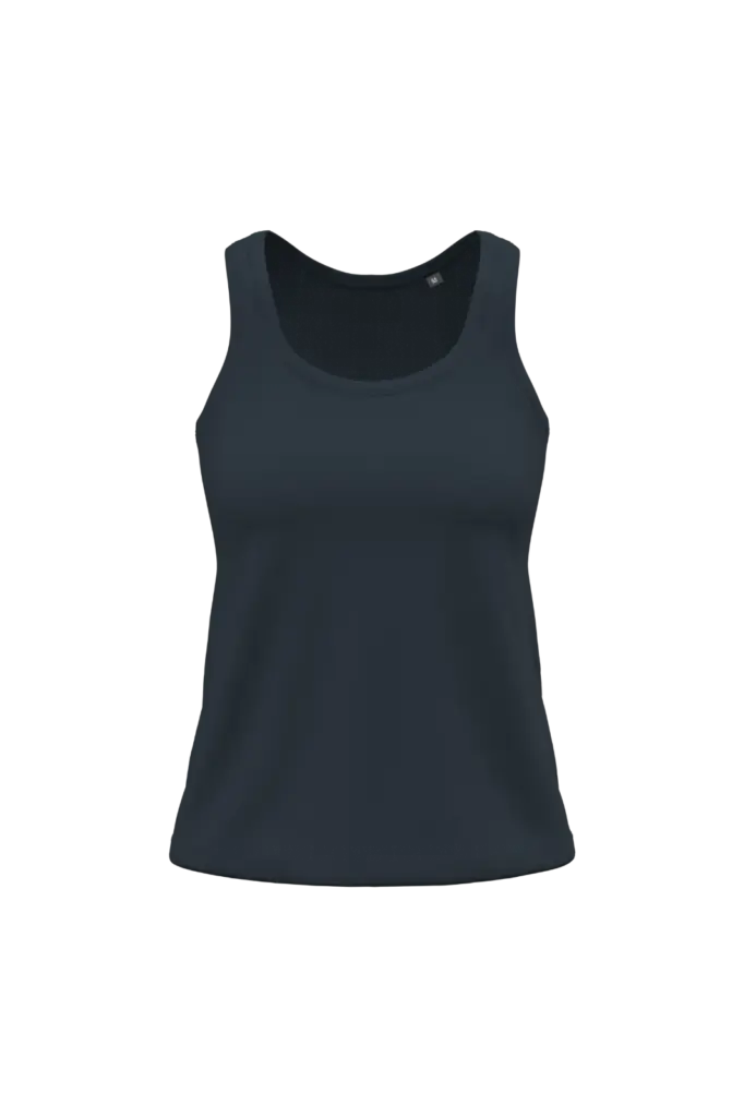 K3024ORG - Dames tanktop Bio150, navy — productfoto 3