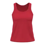 K3024ORG - Dames tanktop Bio150, red — productfoto 5