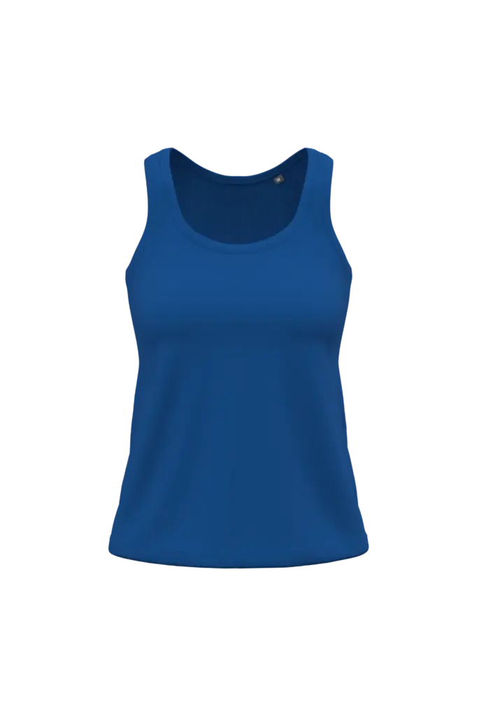 K3024ORG - Dames tanktop Bio150, royal blue — productfoto 6