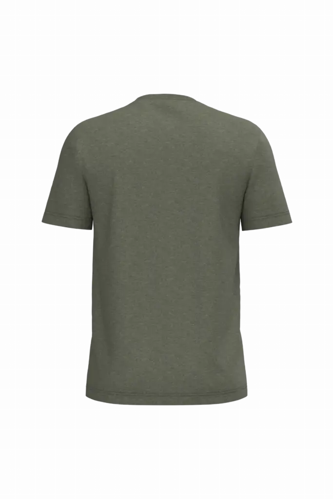 PS_K3025IC-B_GREENMARBLEHEATHER - Hidalgo Heren T-shirt Bio150 IC, green marble heather — productfoto 50