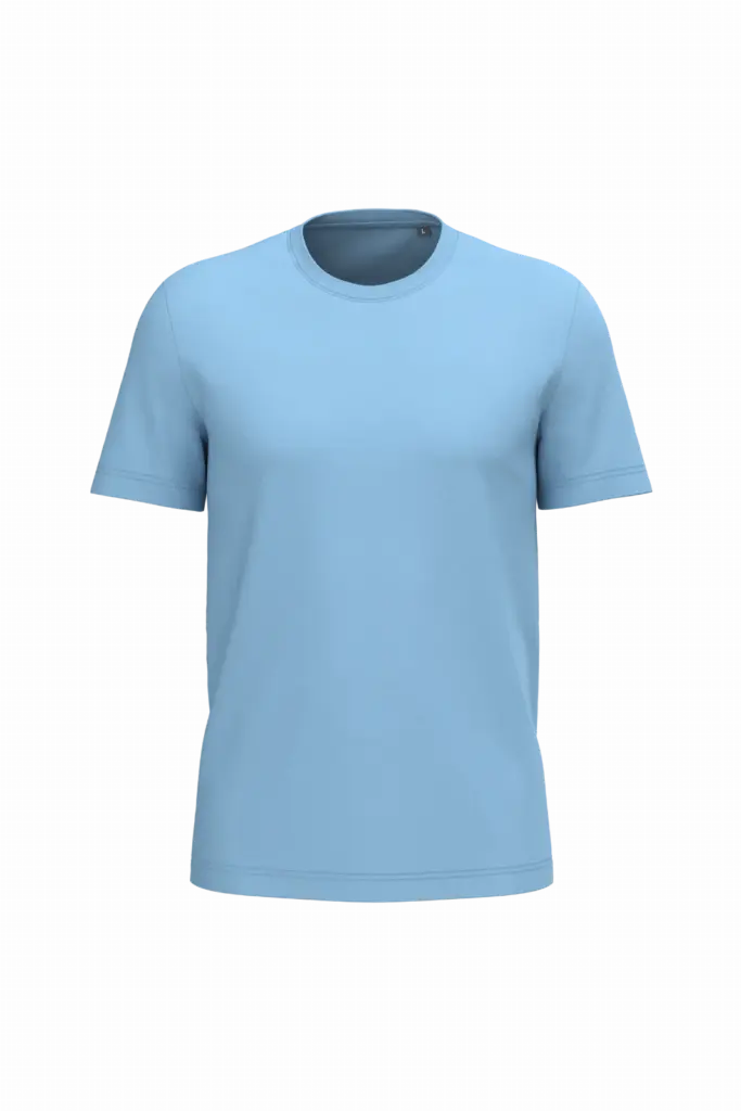 PS_K3025IC_SKYBLUE - Hidalgo Heren T-shirt Bio150 IC, sky blue — productfoto 97