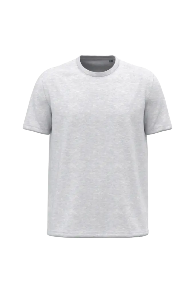 K3025ORG - Heren T-shirt Bio150, ash heather