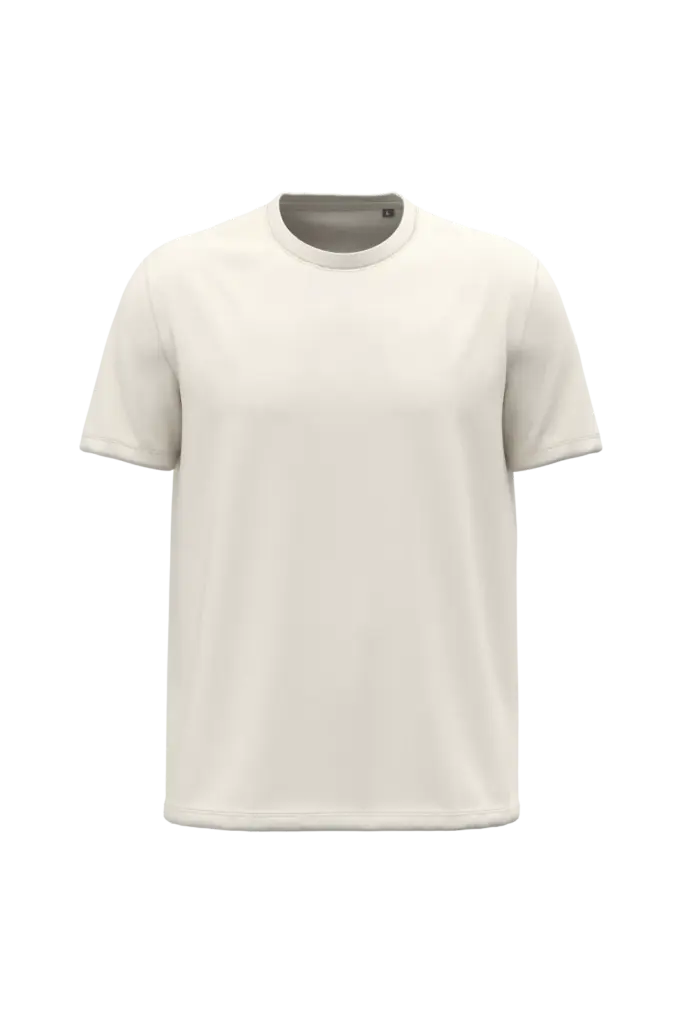 K3025ORG - Heren T-shirt Bio150, coconut milk — productfoto 5