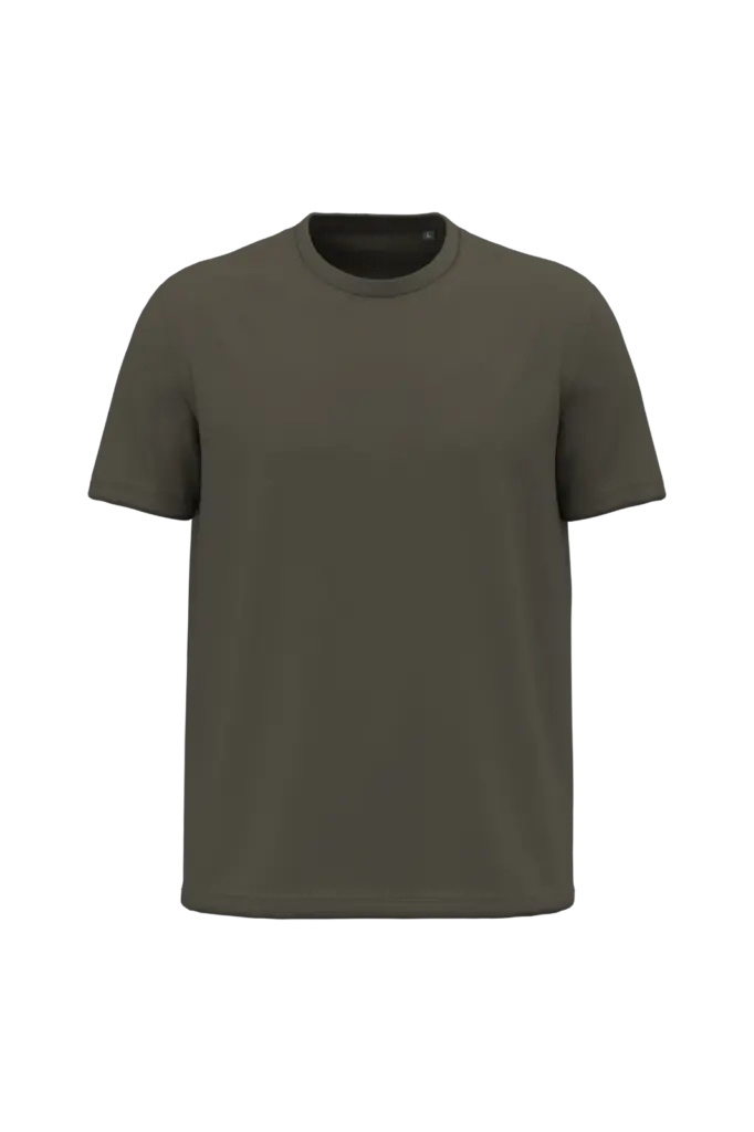 K3025ORG - Heren T-shirt Bio150, dark khaki — productfoto 7