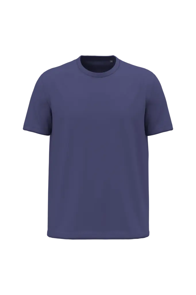 K3025ORG - Heren T-shirt Bio150, deep purple — productfoto 9