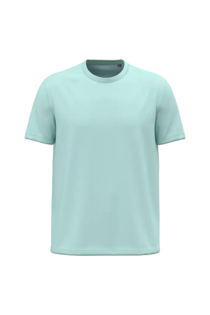 K3025ORG - Heren T-shirt Bio150, ice mint — productfoto 15