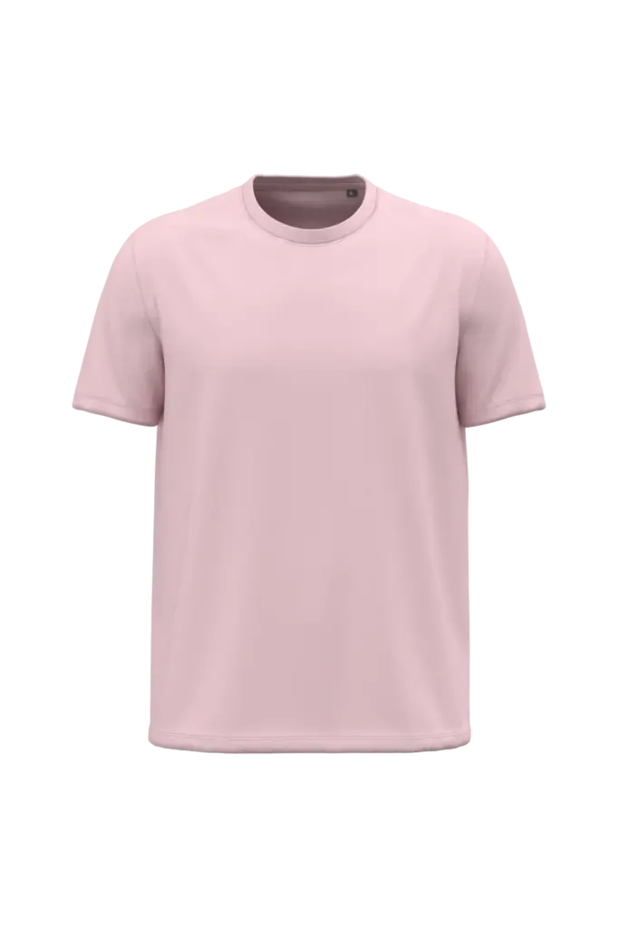 K3025ORG - Heren T-shirt Bio150, pale pink — productfoto 24